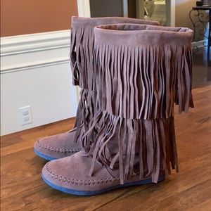 Rampage fringe boots